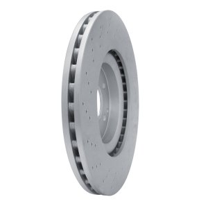 Mercedes-Benz CLK55 AMG Brake Rotor (1) - Front - R1 Concepts - GEOSPEC Coated Rotor - Drilled - `03-`07
